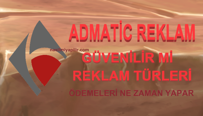 AdMatic Reklam Teknolojileri: AdSense Alternatifi AdMatic Reklam Şirketi