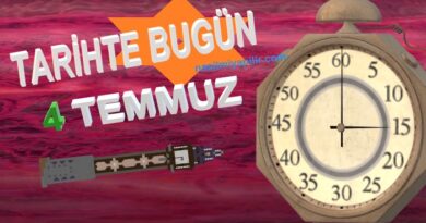 Tarihte Bugün 4 Temmuz Günü Yaşanan Olaylar ve Durumlar