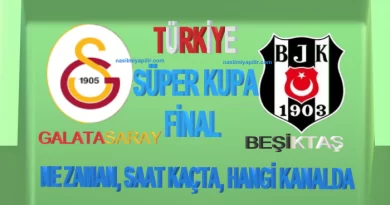 Galatasaray Beşiktaş Süper Kupa Maçı Ne Zaman, Saat Kaçta, Hangi Kanalda?