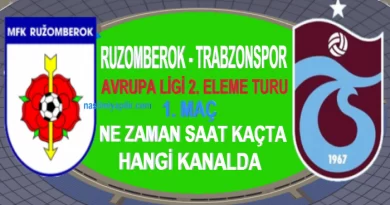 Ruzomberok Trabzonspor Maçı Ne Zaman, Saat Kaçta, Hangi Kanalda?