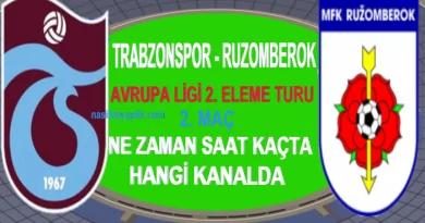 Trabzonspor Ruzomberok Maçı Ne Zaman, Saat Kaçta, Hangi Kanalda?